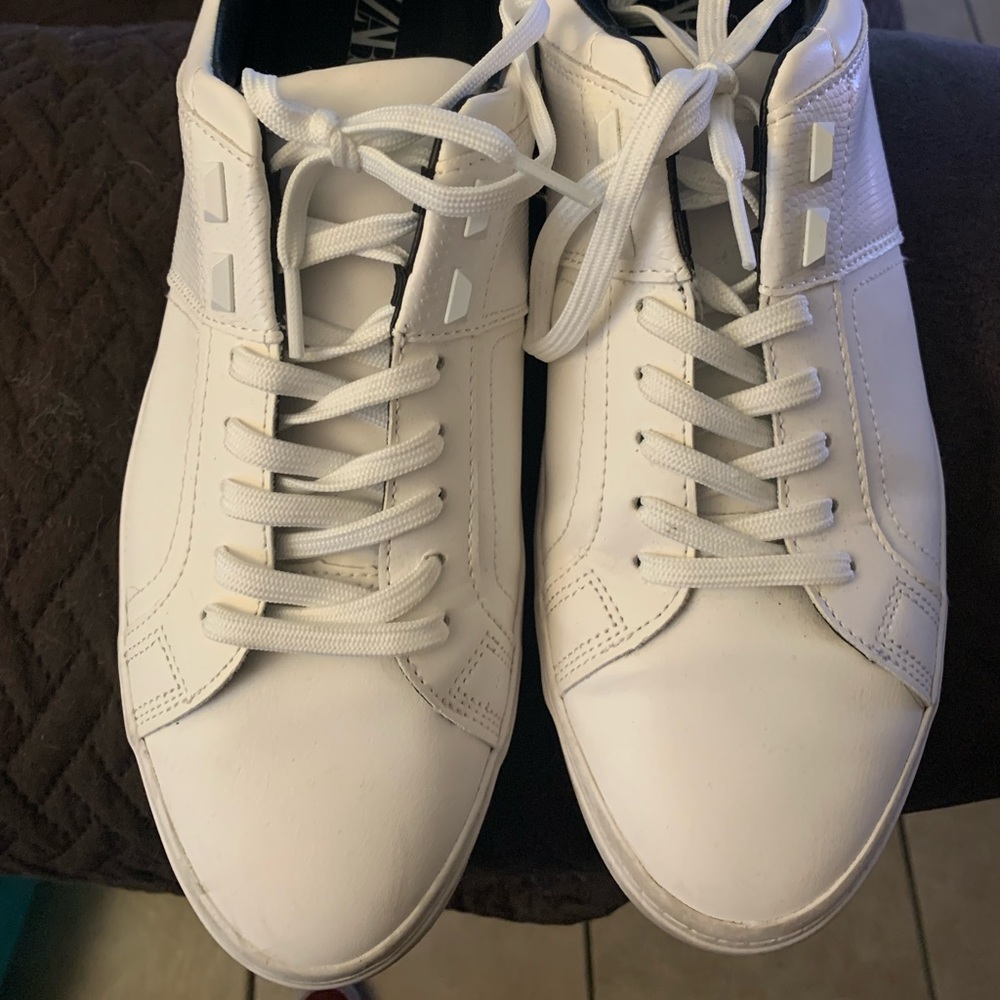 Zara mens white sneakers